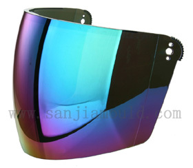 Hot Selling Half Face Shield With Rainbow Coating