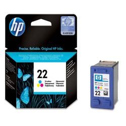 Hp 22 C9352ae Tri Colour Ink Cartridge