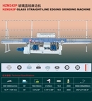 Huatian Glass Edging Machine Straight Line Hzm242p