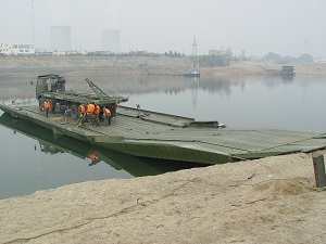Hz Power Pontoon Bridge Military Heavy Equipment