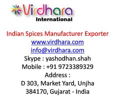 Indian Spices From Unjha Gujarat India