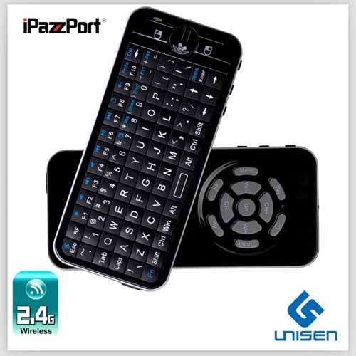 Ipazzport Fly Air Mouse Mini Wireless Keyboard With 2 Mode Learning Ir Remo