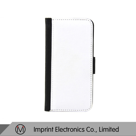 Iphone 6 Flip Cover Black Burnished Plastic Leather