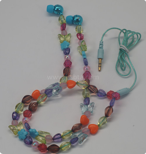 Jep 523 Pearl Earphone Necklace Jewelry