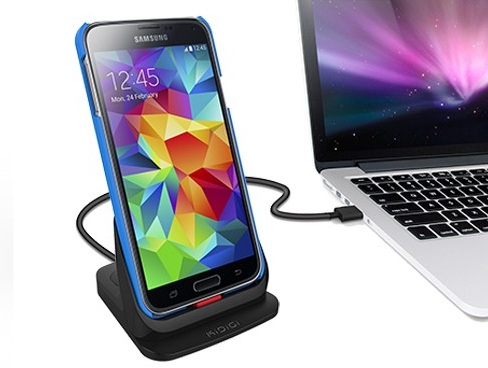 Kidigi Mobile Cellular Samsung Galaxy S5 Ultrathin Desktop Dual Charging Do