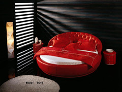 King Size Round Bed On Sale Cheap Red Color Beds