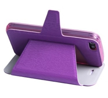 Leather Case With Stand For Iphone5
