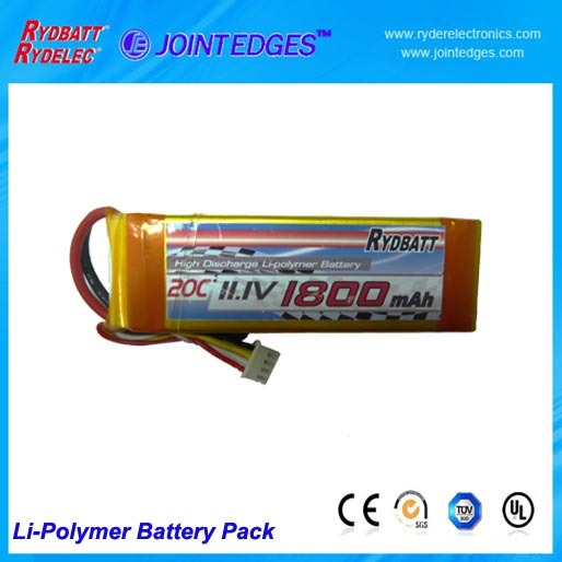 Li Polymer Battery Pack 11 1v 20c 1800mah