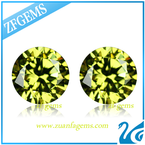 Loose Swiss 2mm Round Diamond Cut Color Cubic Zirconia