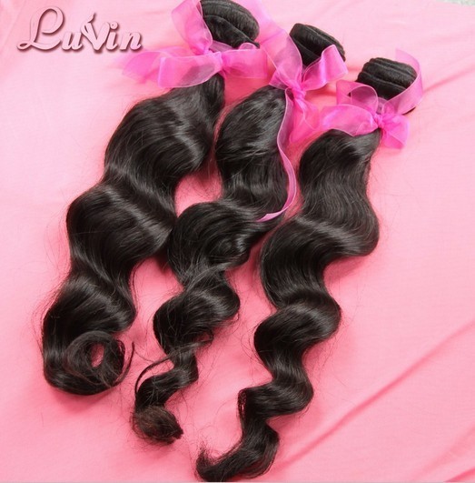 Luvin Hair 5a Brazilian Virgin Weft Loose Wave