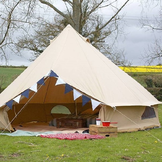 Luxury Camping Canvas Bell Tent