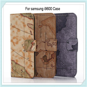 Map Style Leather Case For Samsung Galaxy S5