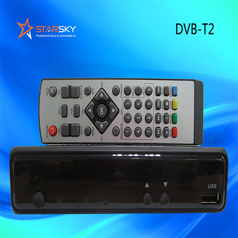 Mini Dvb T2 Tv Receiver Set Top Box Metal Decoder