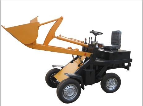 Mini Electric Wheel Loader With Hydraulic Operation And Simple Structure Ba