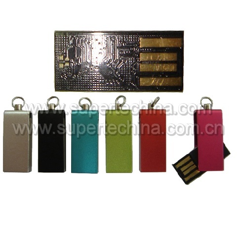 Mini Metal Swivel Udp Cob Usb Flash Drive S1a 8211c