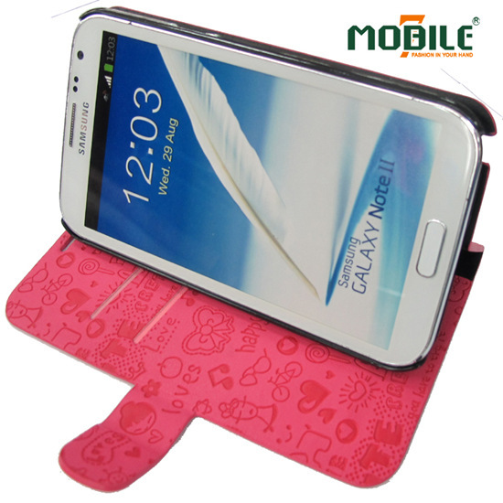 Mobile7 New Design Genuine Leather Case For Samsung Galaxy Note Ii N7100