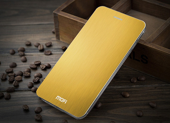 Mofi Brushed Aluminum Flip Cover Cases For Iphone6 6p With Pc Back Shell