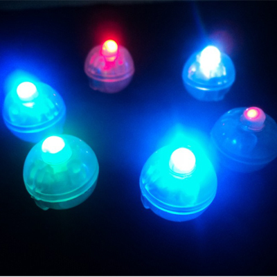 Multicolored Flashing Led Balloon Lights Mini Battery Decorative