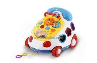 Music Phone Cable Car Toys With Blocks Eew110419508