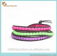 Nafulin 2014 New Colorful Plastic Bead Bracelets