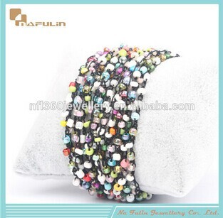 Nafulin Best Seller Glass Colorful Beads Jewelry Seed Bracelet