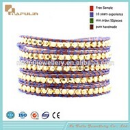Nafulin Hot Selling Colorful Crystal Beads Cheap Custom Statement Bracelet