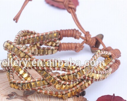 Nafulin Party Occasion Copper Stretch Material Bracelet