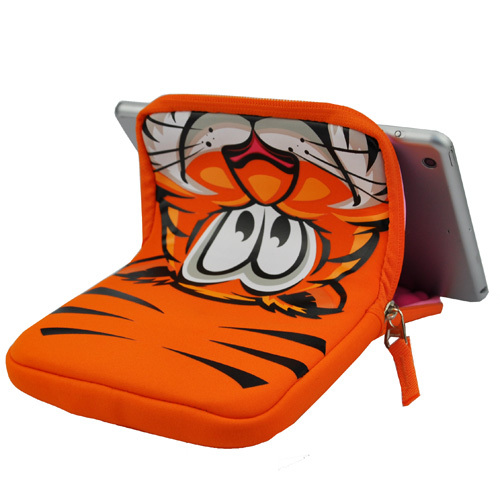 Neoprene Laptop Sleeve Case With Tiger Pattern