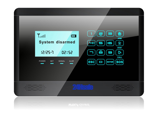 New Gsm Alarm System With Lcd Display And Touch Keypad