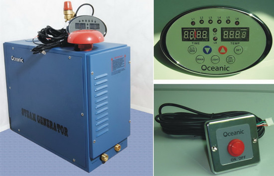 Oceanic Commercial 6kw Steam Generator With Fast Steaming And Energy Saving