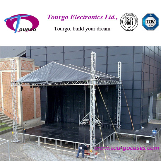 Outdoor Events Aluminum Stage Truss With Roof System