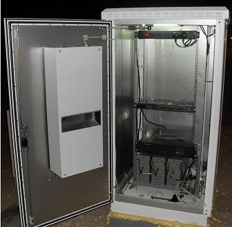 Outdoor Telecom Cabinet With Air Conditioner