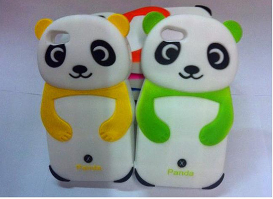 Panda For Iphone 5 Silicone Case Scpanda