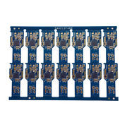 Peelable Blue Mask Single Bottom Sided Pcb With 35um Copper Thickness And E