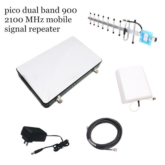 Pico Dual Band 900 2100mhz Signal Repeater For Home Use