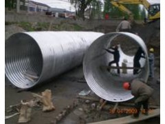 Plastic Coated Corrugated Steel Culvert Pipe Plates For Construction