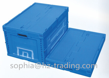 Plastic Folding Carton Or Box Crate 650
