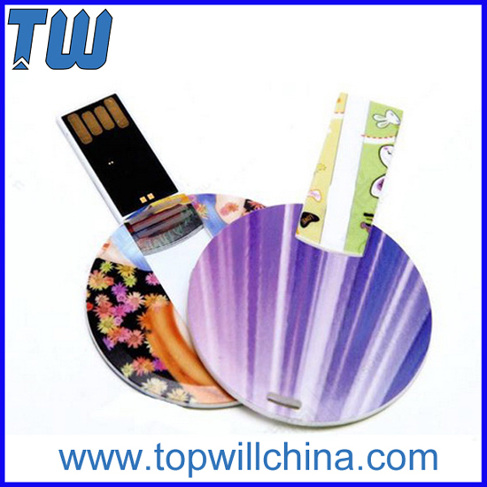 Plastic Round Full Color Printing Cheap Usb Storage Best Delivery