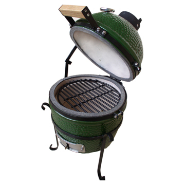 Portable 13 Inches Outdoor Charcoal Pellet Grill Oven