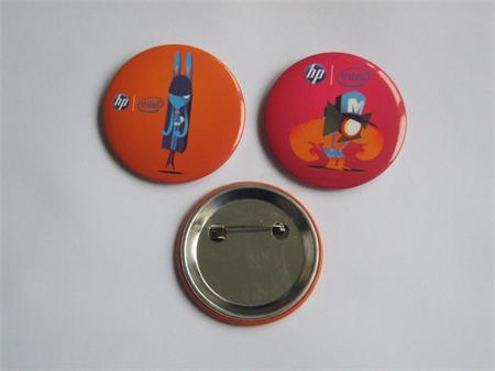Promotion Gifts Tin Plate Badge With Customized Design