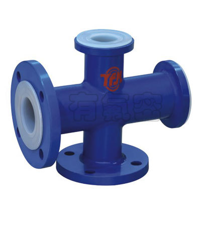 Ptfe Lined Cross Pipe Fitting
