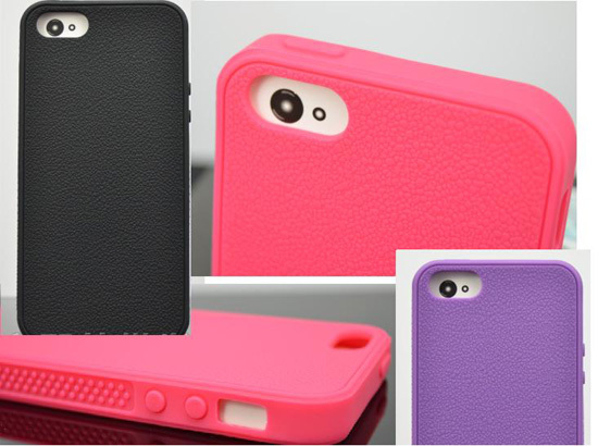 Pure Color Silicone Case For Iphone 5