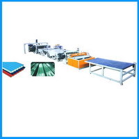Pvc Wavy Board Trapezoidal Production Line Plastic Extruder Extrusion