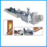 Pvc Window Sill Production Line Wood Extrusion Profile Extruder