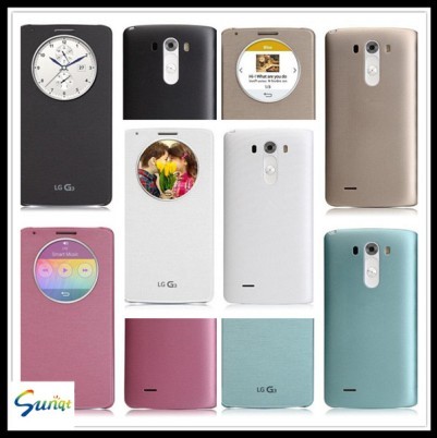 Quik Window Smart Leather Case For Lg G3