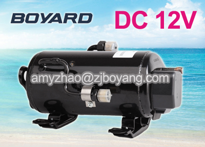 R134a Brushless 12v Dc Air Conditioner Compressor For Electric Vehicle