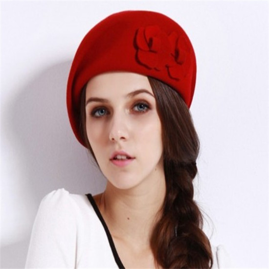 Red High Quality Winter Hats For Girls