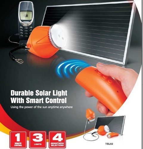 Remote Control Solar Light Phone Charger