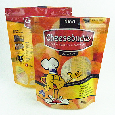 Resealable Plastic Cookie Packaging Food Bag