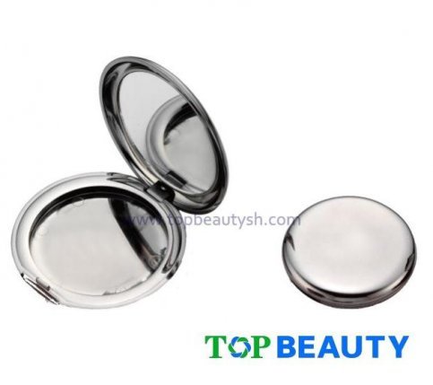 Round Single Well Powder Compact Case With Mirror Tp1011 Tp1012